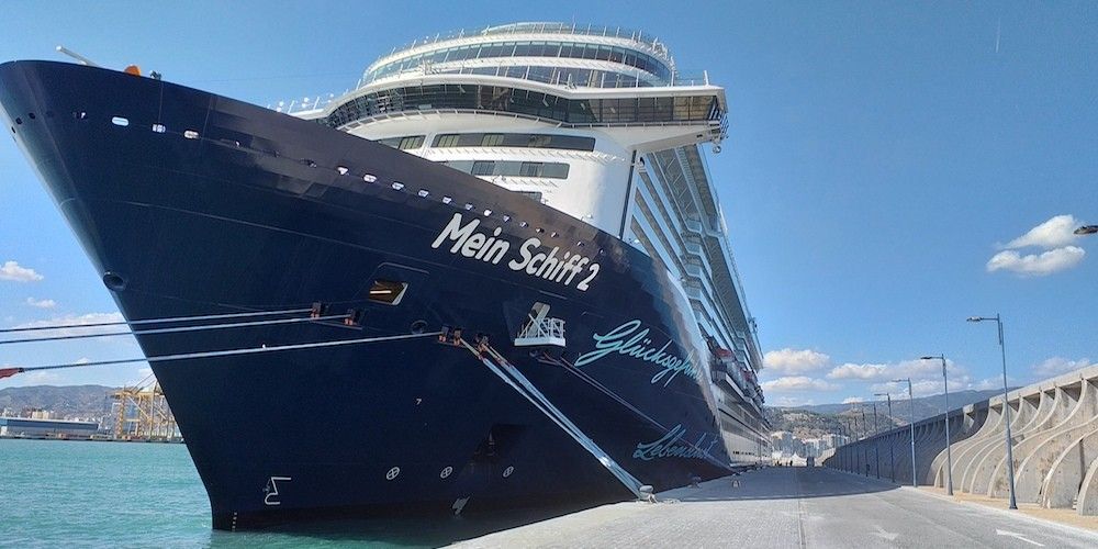 Escala crucero Mein Schiff 2 TUI puerto de Malaga