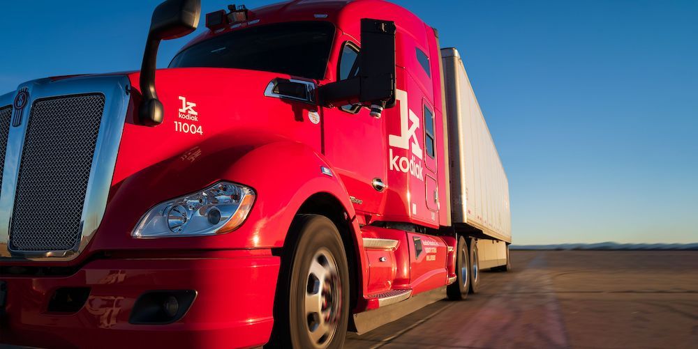 camion autonomo Kodiak Robotics