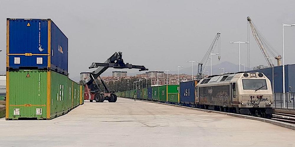 Tren JSV Barcelona puerto Alicante