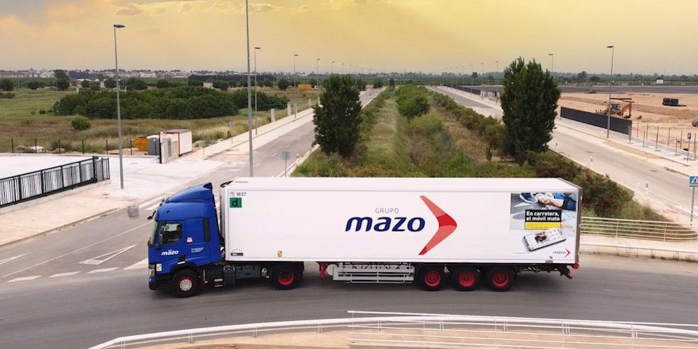 Camion Transportes Mazo vinilado campaña movil