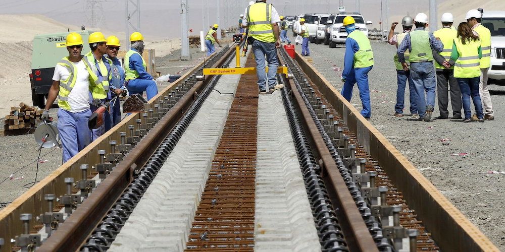 obras construccion ferrocarril