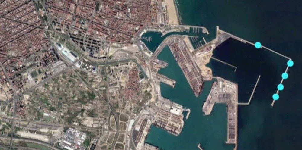 aerogeneradores dique norte puerto valencia