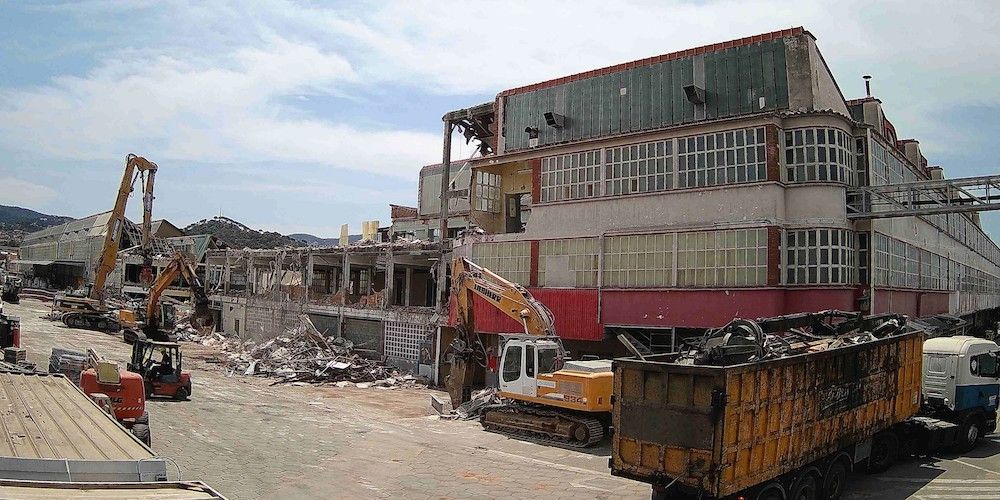 Demolicion fabrica Derbi Martorelles Segro