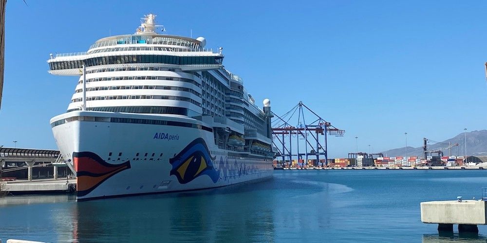 crucero AIDAperla puerto Malaga