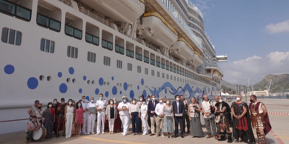 Crucero Aida Perla puerto Cartagena