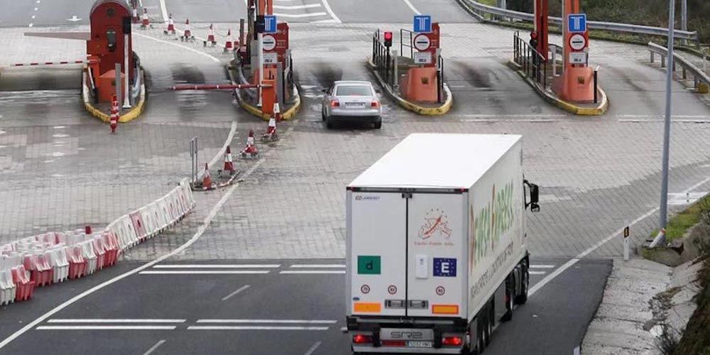 peaje autopista camion