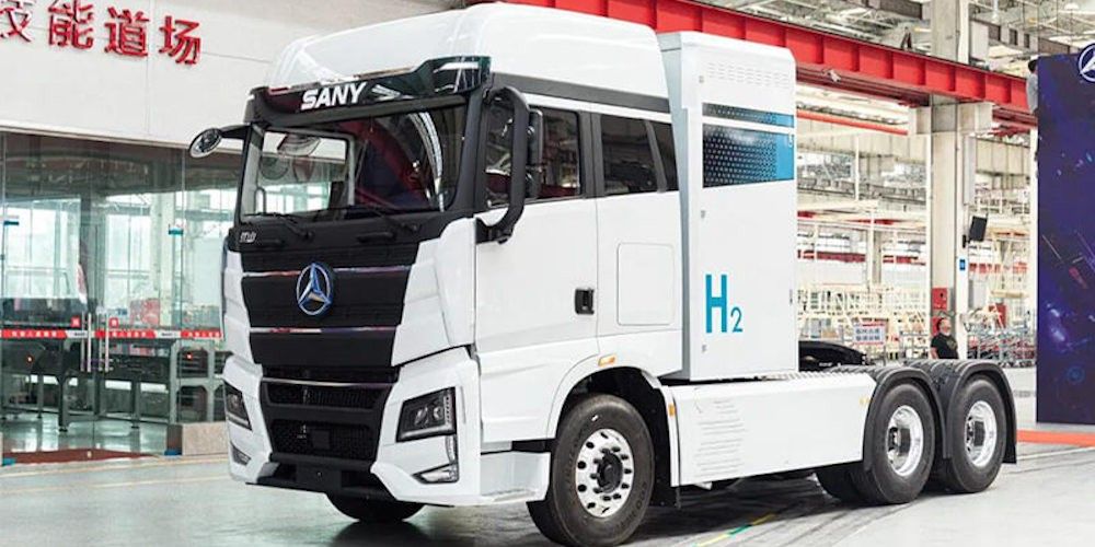 Camion hidrogeno Sany