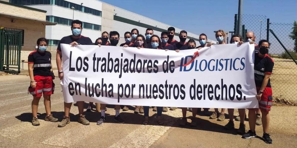 protesta trabajadores ID Logistics Tarancon