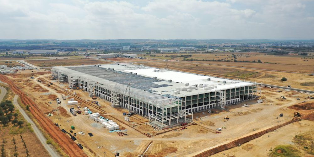 Construccion centro logistico Amazon Gerona