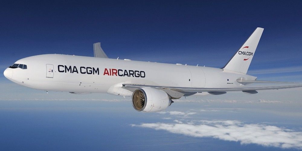 Avion Boeing 777 freighter CMA-CGM Avion Boeing 777 freighter CMA-CGM