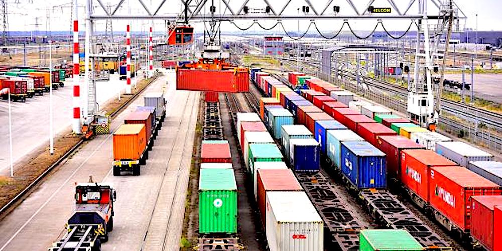 trafico ferroviario puerto Rotterdam