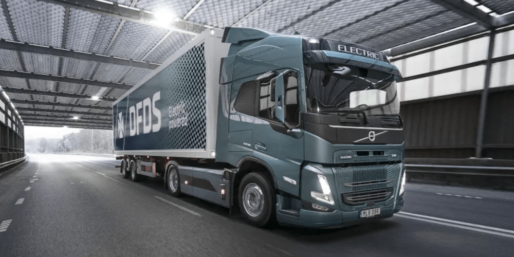 DFDS realiza un pedido a Volvo de 100 camiones electricos