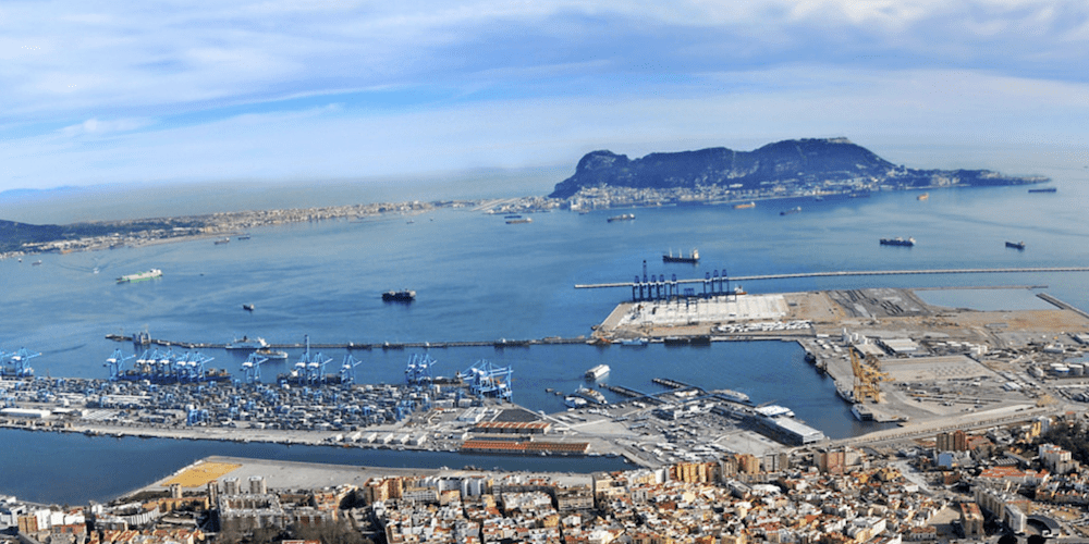 vista general puerto Algeciras