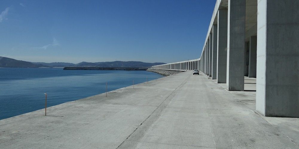 vial interior del dique del puerto exterior de La Coruña