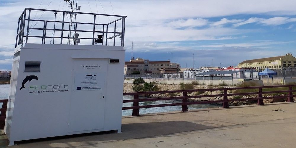 Cabina control ambiental puerto Valencia