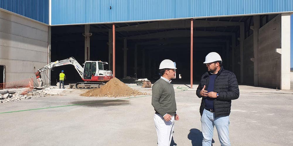 Visita obras centro logistico Scalpers Guillena