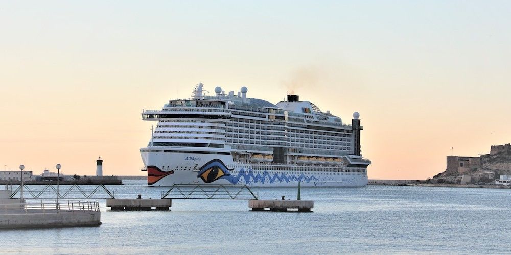 Crucero AidaStella puerto Cartagena