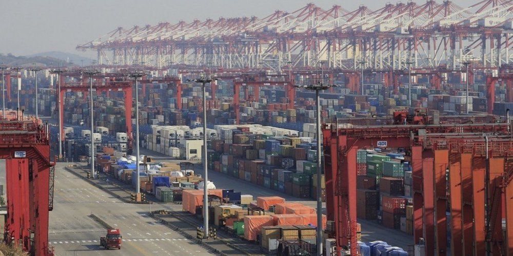 terminal contenedores puerto Shangai