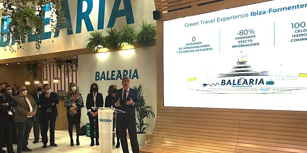 ferry electrico Balearia Fitur 2022