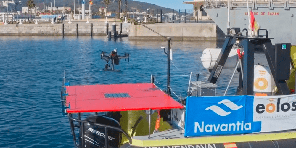pruebas dron parques eolicos navantia puerto ceuta