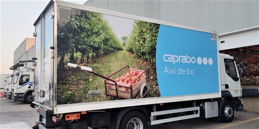 camion Caprabo rotulos PureAir Print