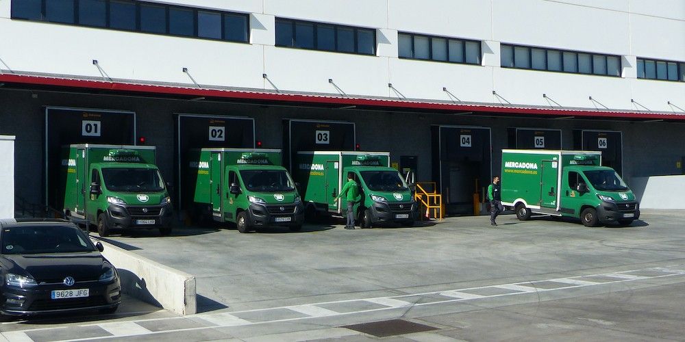 furgonetas reparto Mercadona plataforma distribucion Getafe Gavilanes