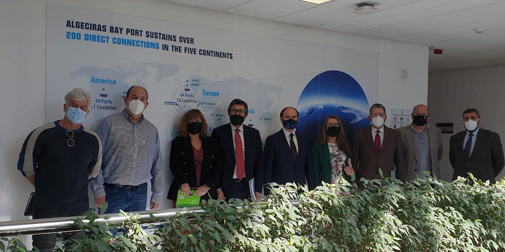 Reunion comite puerto Algeciras Rodriguez Dapena