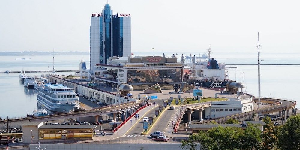 Puerto de Odesa Ucrania