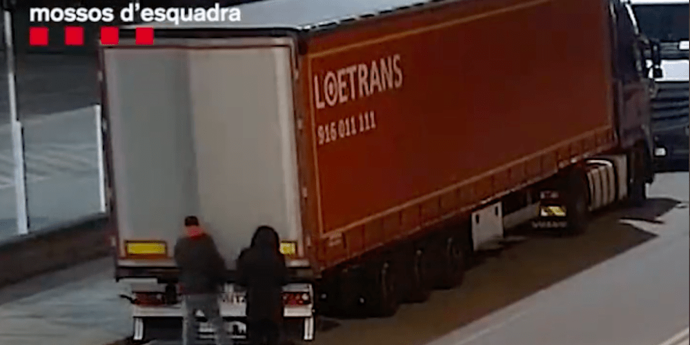 robo mercancia camion mossos d esquadra