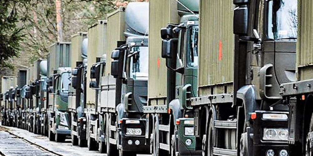 convoy militar ucrania convoy militar ucrania