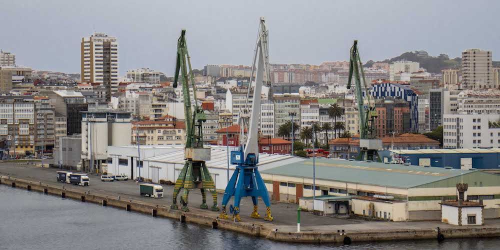 Muelle de Calvo Sotelo puerto Coruña