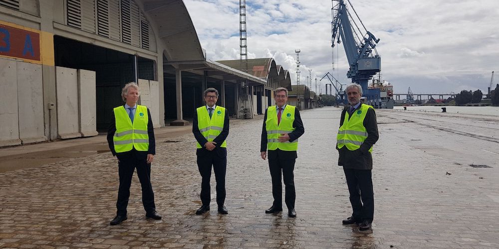 Visita Rodriguez Dapena puerto de Sevilla