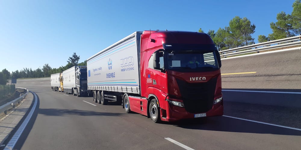 Proyecto europeo Ensemble platooning Proyecto europeo Ensemble platooning
