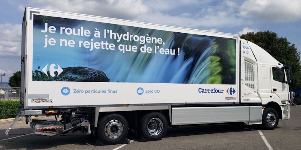 Camion hidrogeno Carrefour