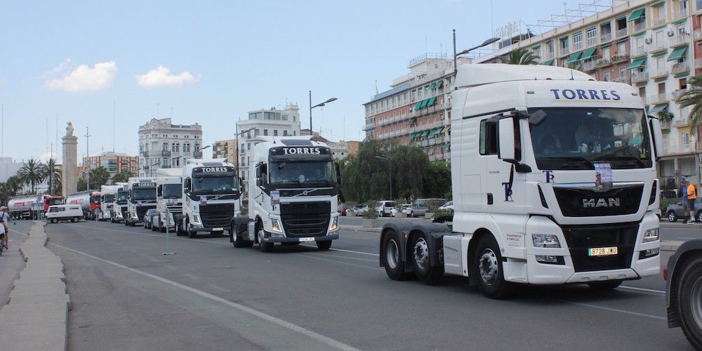 Cabalgata de camiones San Cristobal Valencia