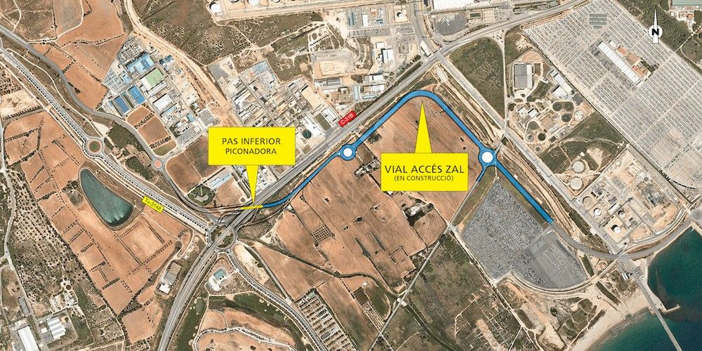 accesos zal puerto tarragona