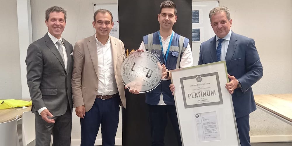 Entrega certificado Leed Platinum Montepino