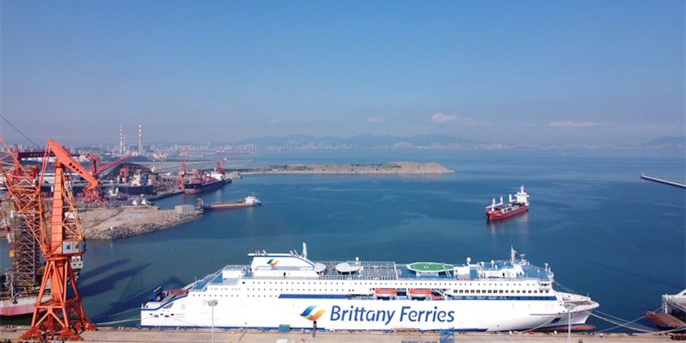 ferry brittany ferries stena en construccion