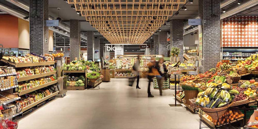 Supermercado iluminacion Trilux Supermercado iluminacion Trilux