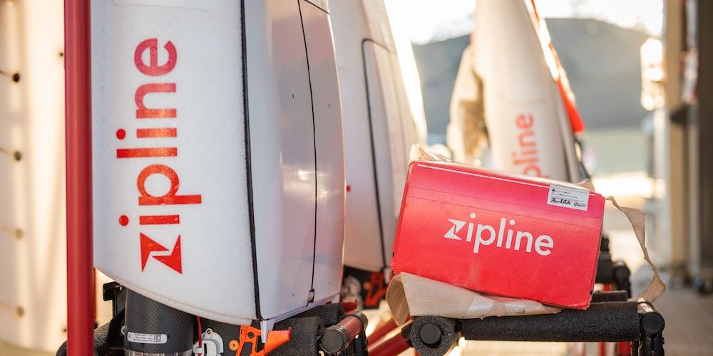 ZIPLINE drones de carga ZIPLINE drones de carga