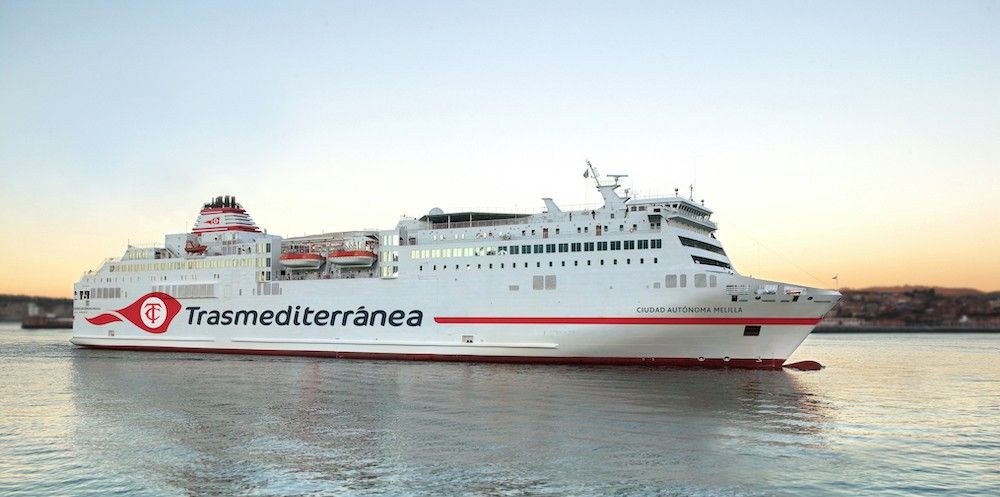 ferry CIUDAD AUTONOMA MELILLA naviera armas trasmediterranea