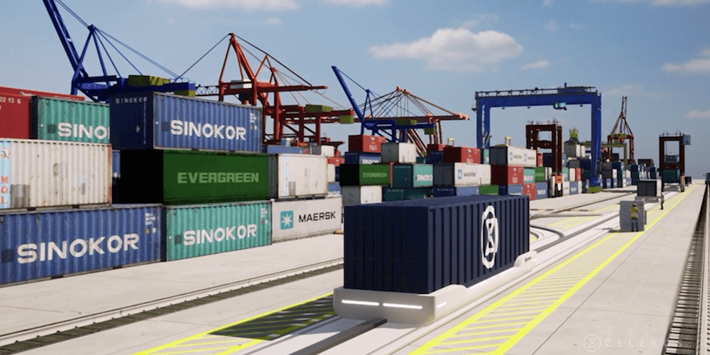 sistema zeleros puerto sagunto transporte contenedores
