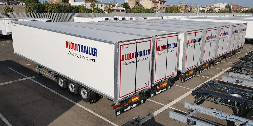 semirremolque furgon Lecitrailer para Alquitrailer