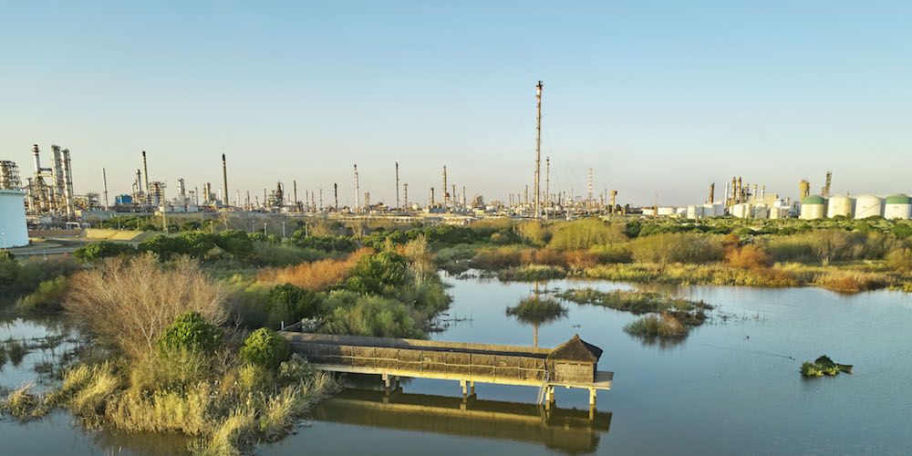 Instalaciones de Cepsa en Huelva