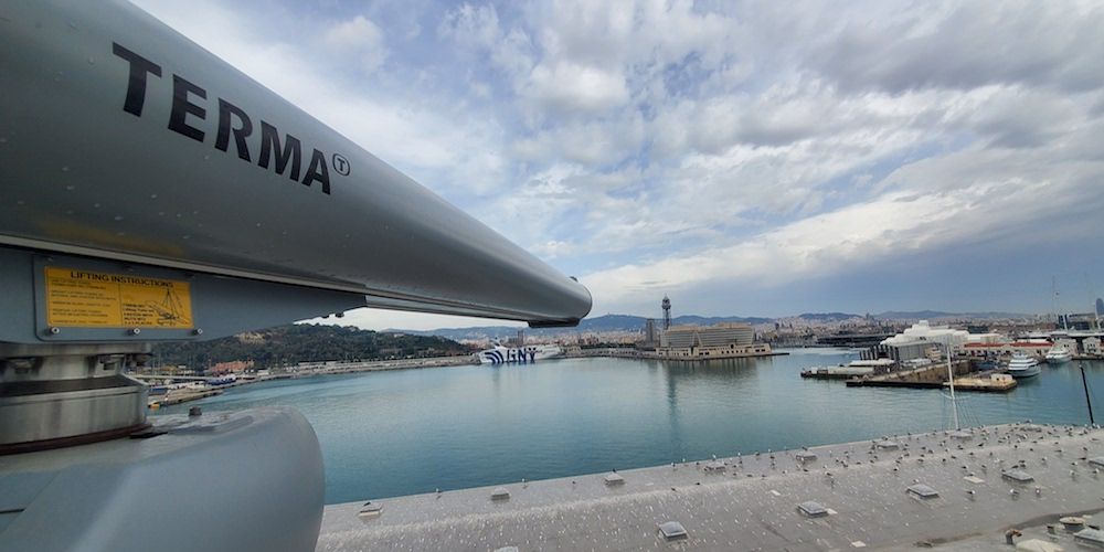 Radar control del trafico puerto Barcelona