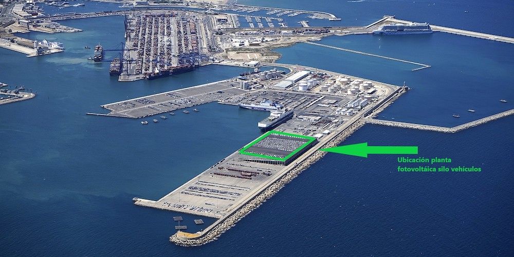 Ubicacion planta fotovoltaica Puerto Valencia Ubicacion planta fotovoltaica Puerto Valencia