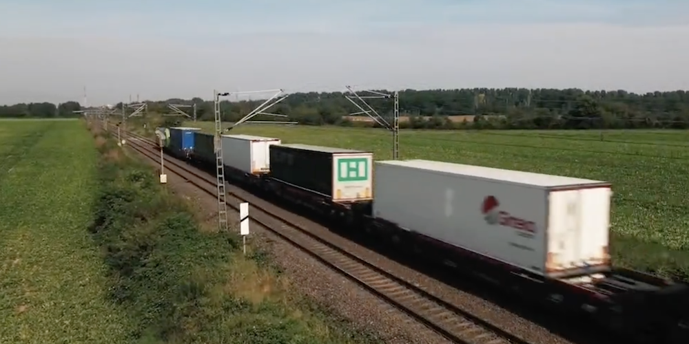 CargoBeamer ferrocarril