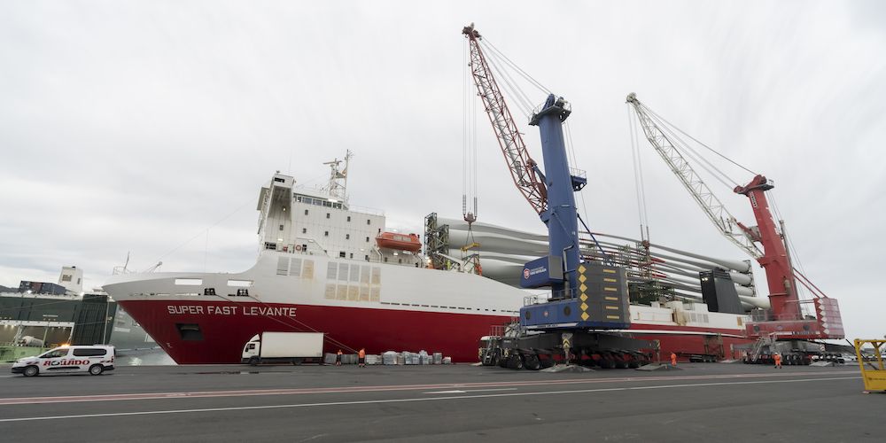 estiba palas eolicas puerto bilbao estiba palas eolicas puerto bilbao