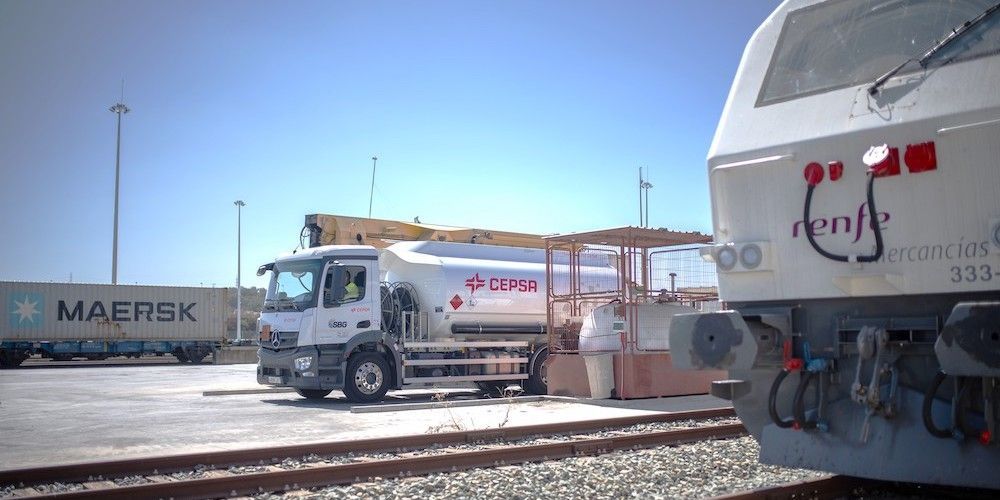 Prueba biocombustibles Cepsa Maersk Renfe noviembre 2023