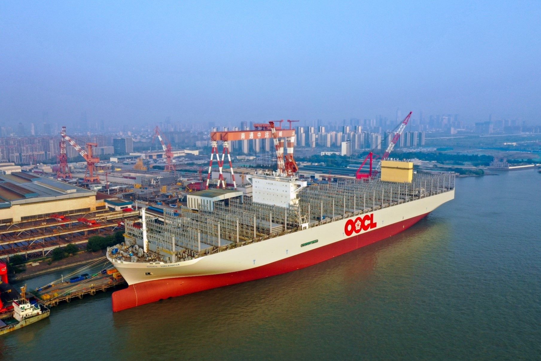 El Valencia es también el primer buque nuevo de OOCL en 2024.